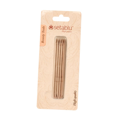 SETABLU WOODEN MANICURE STICKS X10