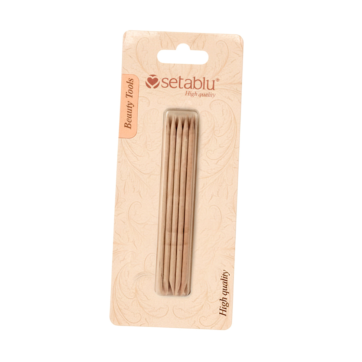 SETABLU BASTONCINI MANICURE IN LEGNO X10