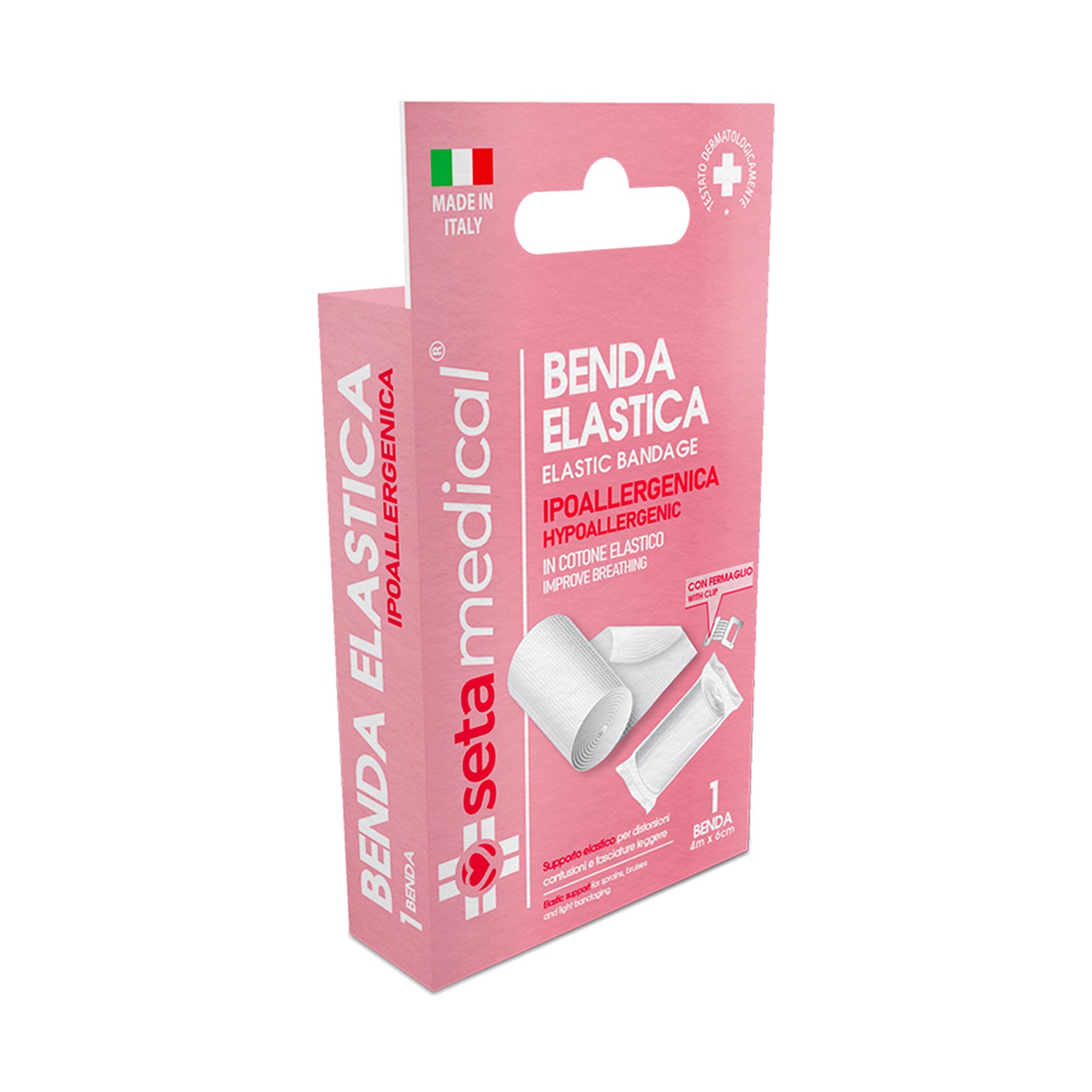 SETABLU BENDA ELASTICA IPOALLERGENICA 4MX6CM