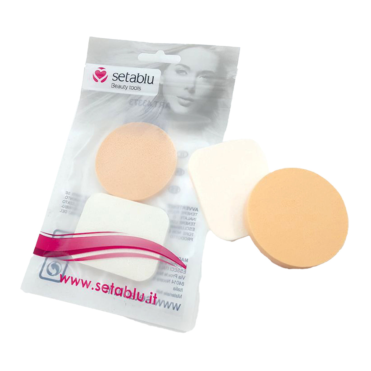 SETABLU COPPIA SPUGNETTE PER FONDOTINTA