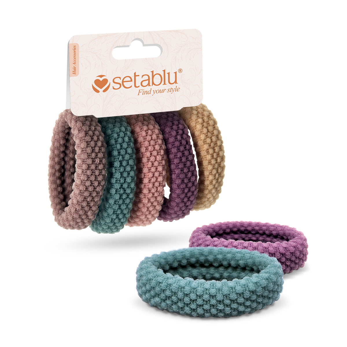 SETABLU ELASTICI PER CAPELLI X5
