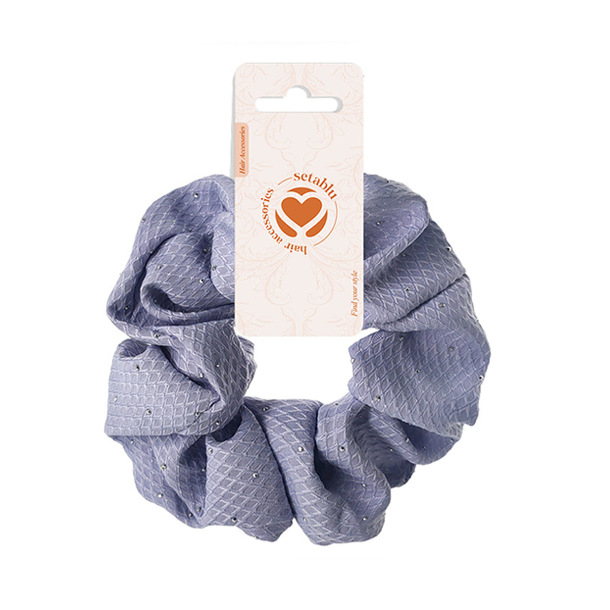 SETABLU ELASTICO PER CAPELLI SCRUNCHIE GLITTER