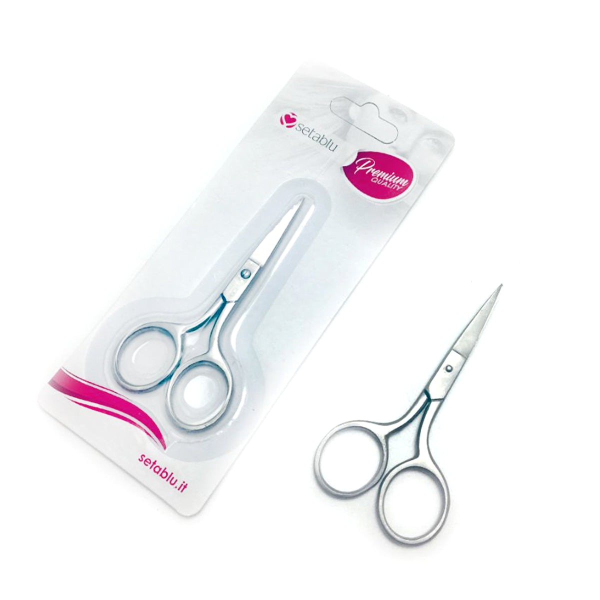 SETABLU FORBICINE ACCIAIO PUNTA LARGA