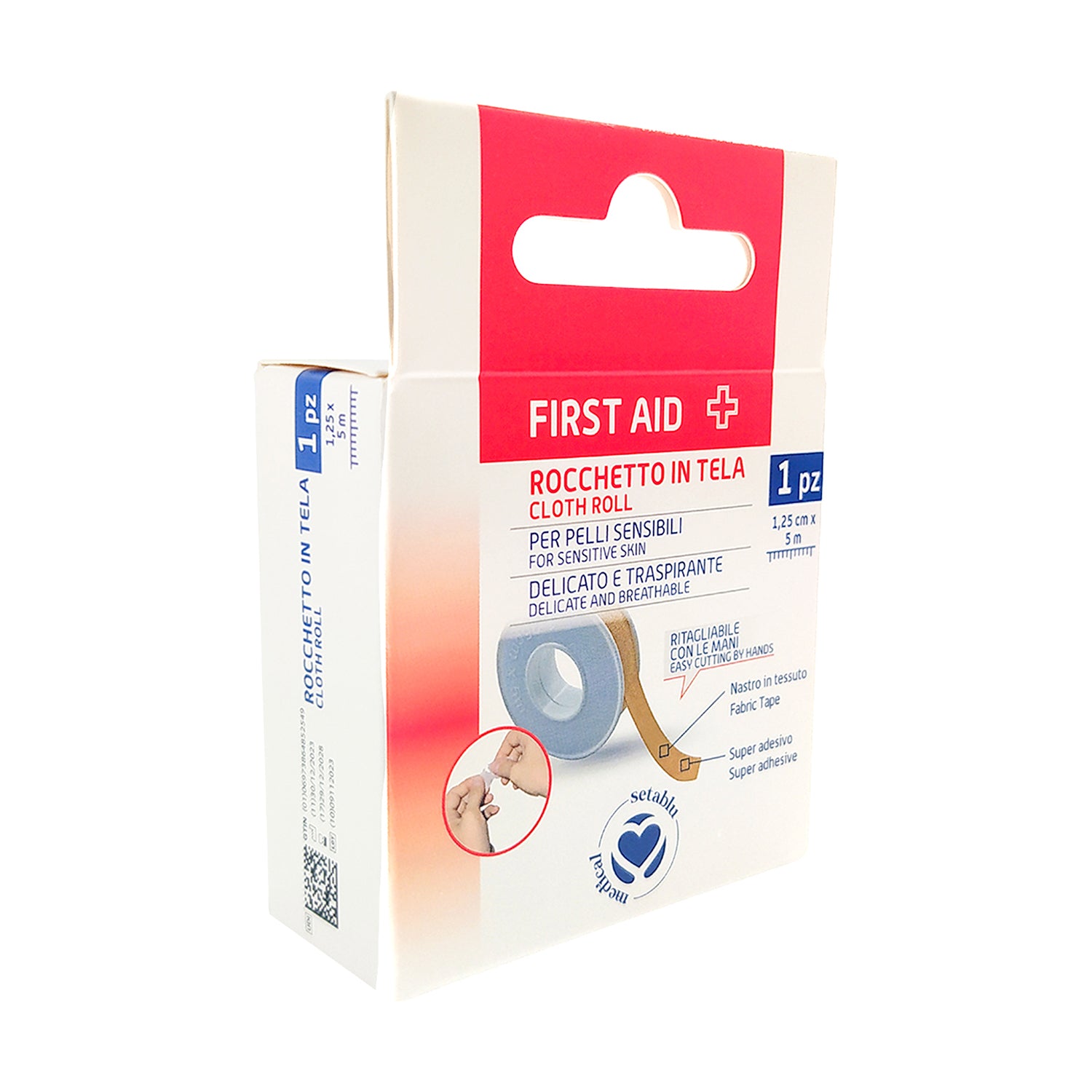 SETABLU ROCCHETTO IN TELA 1,25CMX5M