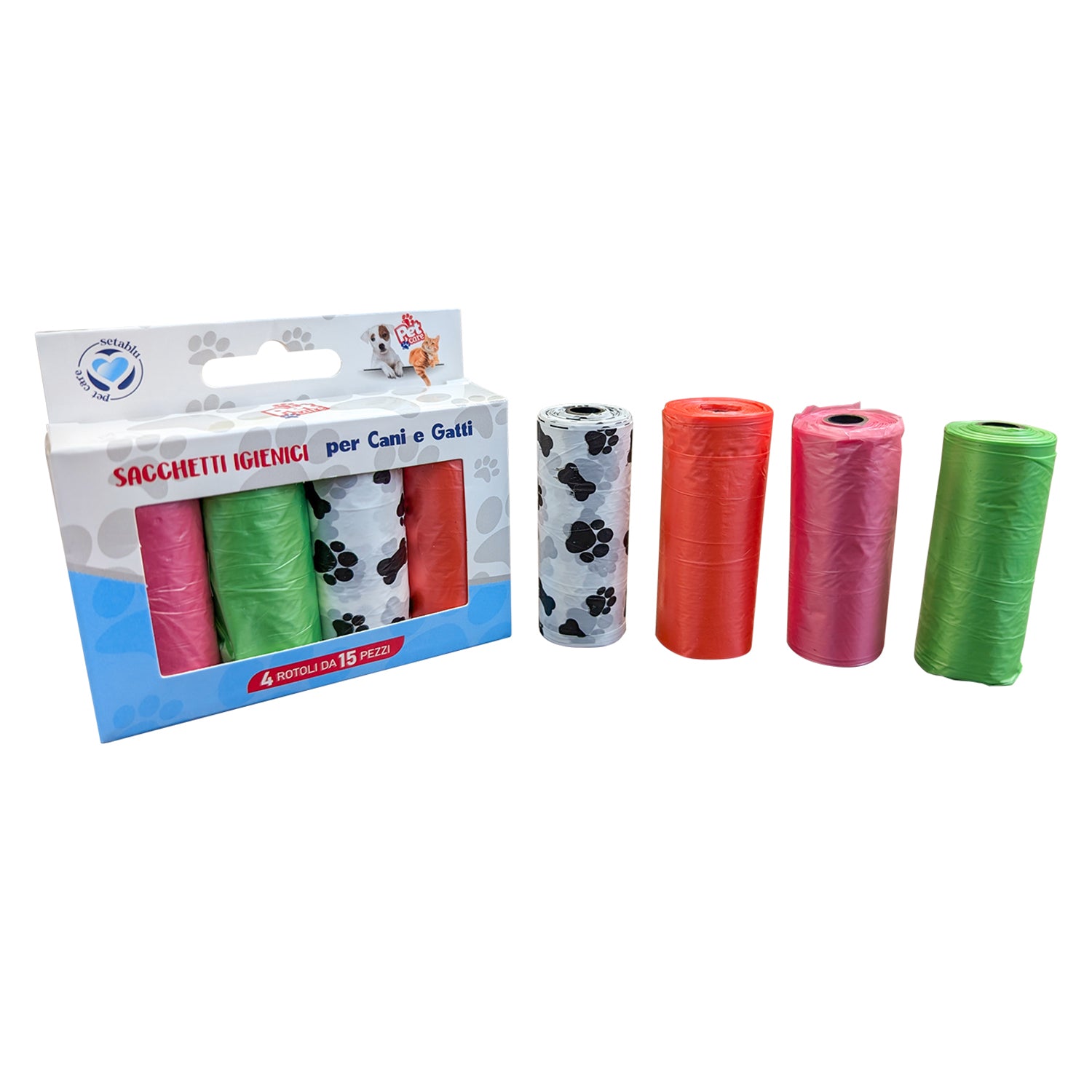 SETABLU SACCHETTI IGIENICI X4 ROTOLI