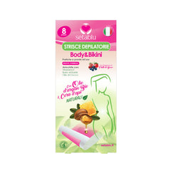 SETABLU STRISCE DEPILATORIE BODY X8 ARGAN