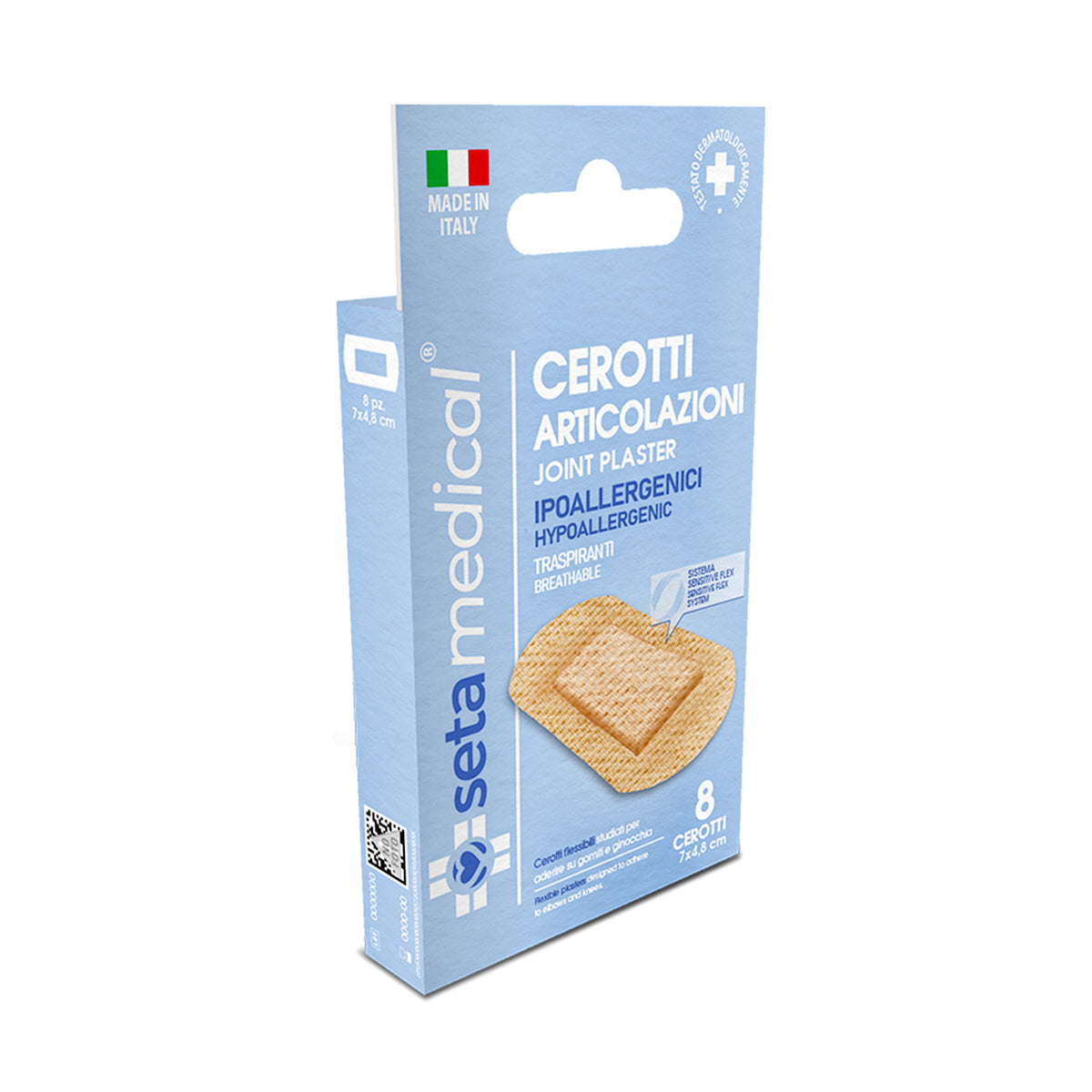 SETAMEDICAL CEROTTI ARTICOLAZIONI 7X4,8CM X8
