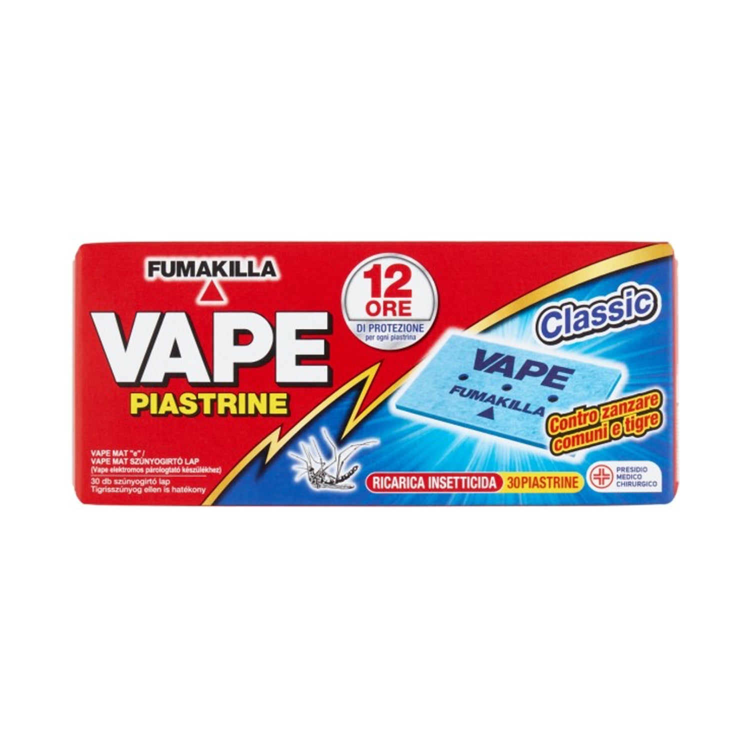 VAPE PIASTRINE ANTIZANZARE 30 PEZZI