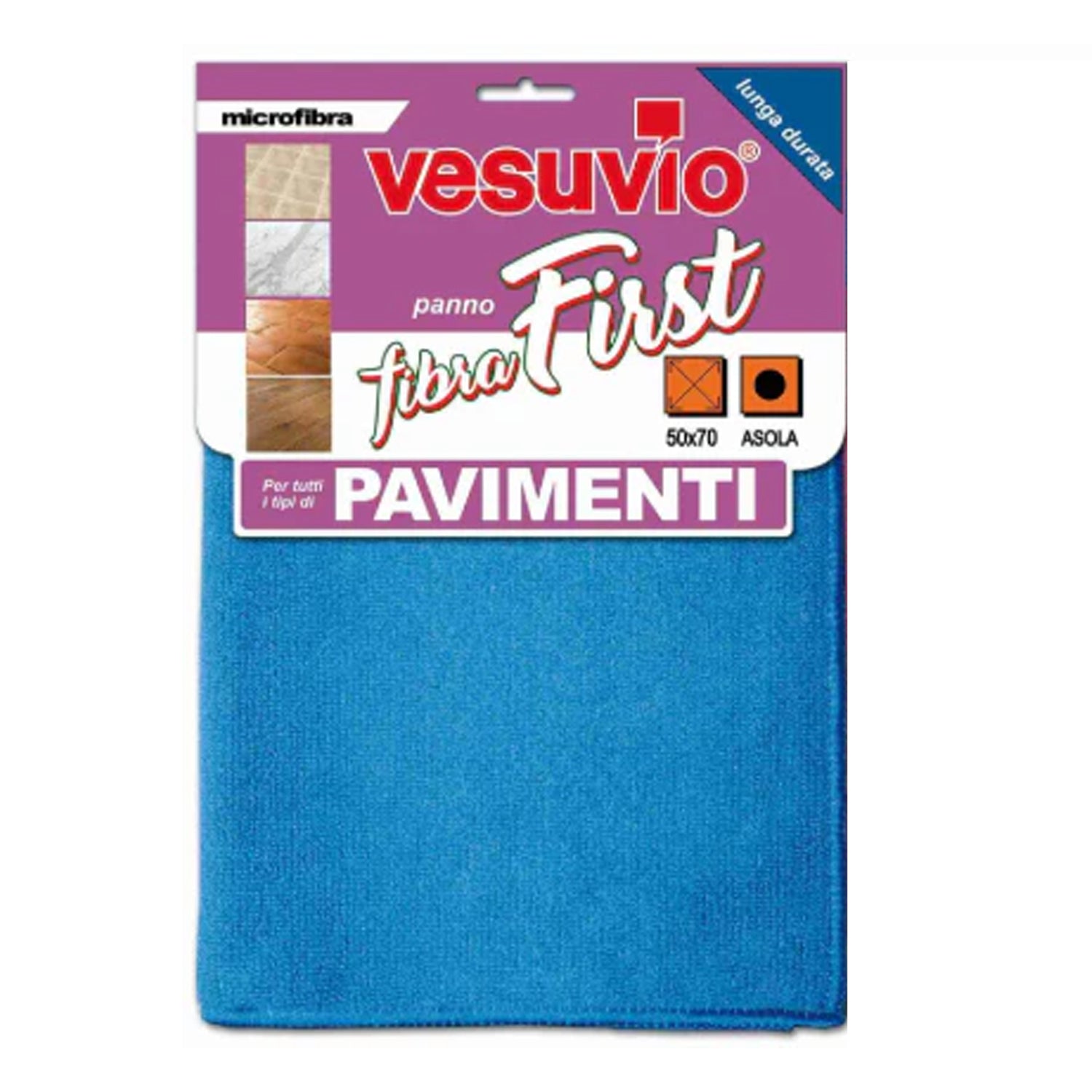 VESUVIO PANNO MICROFIBRA FIRST CON ASOLA 50X70 CM