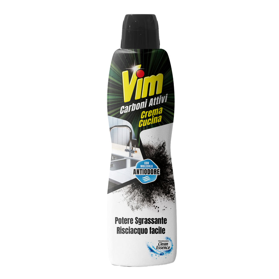 VIM ACTIVATED CHARCOAL CREAM 500 ML