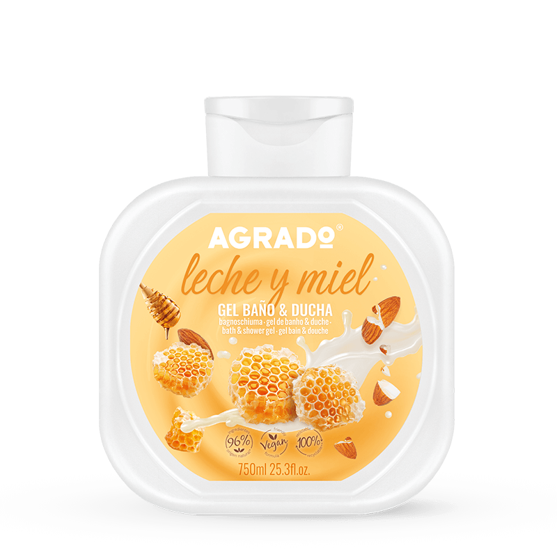 AGRADO GEL BAGNO LATTE E MIELE 750ML
