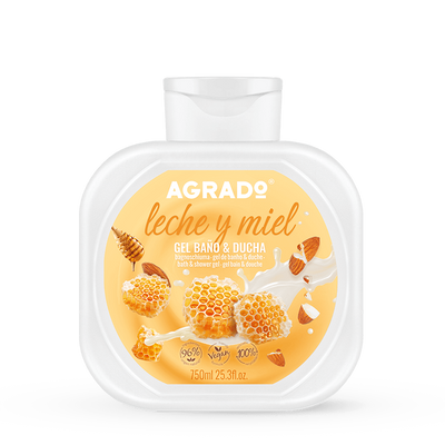 AGRADO GEL BAGNO LATTE E MIELE 750ML